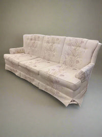 Cream Floral Sofa