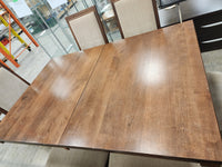 Solid Wood Dining Set w/ 2 Leaves