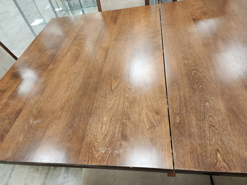 Solid Wood Dining Set w/ 2 Leaves