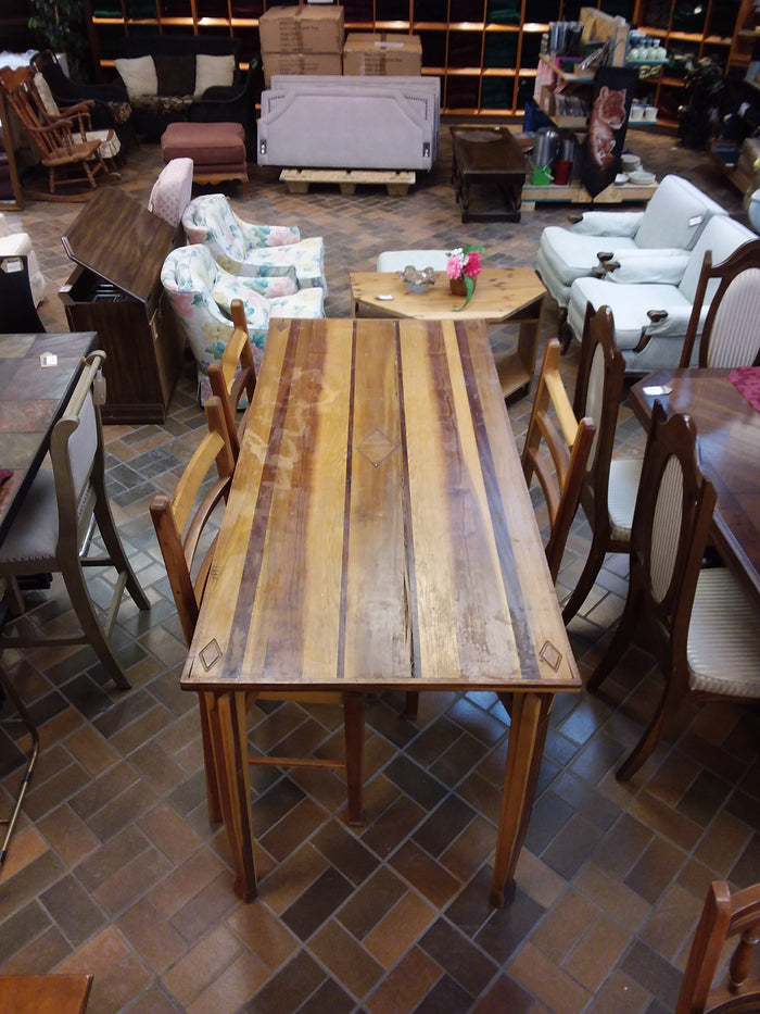 Exotic Wood Dining Set