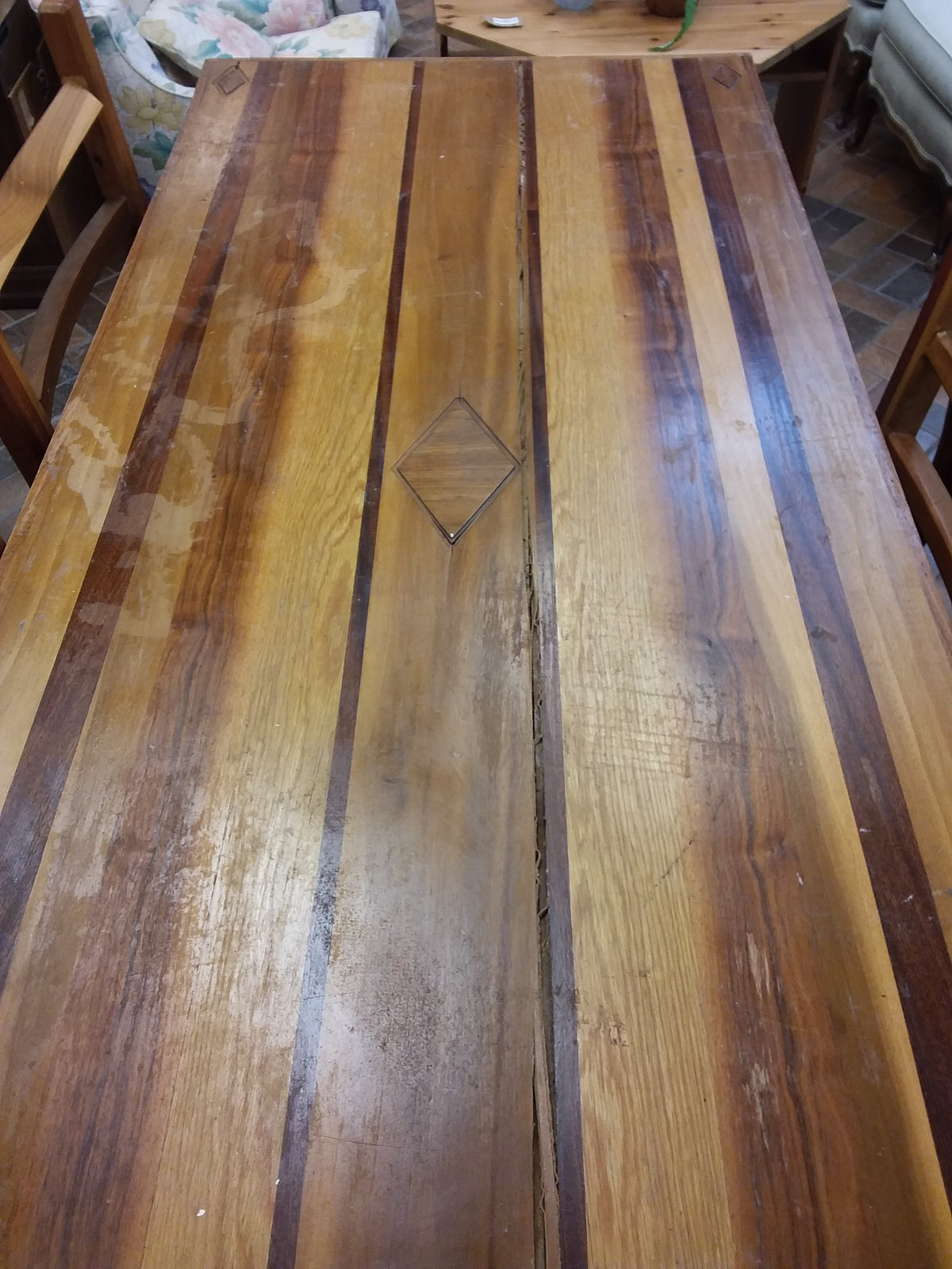 Exotic Wood Dining Set