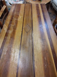 Exotic Wood Dining Set