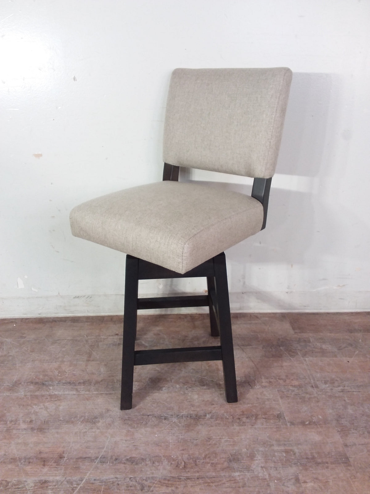 Grey Fabric Swivel Chair