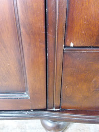 Red-Brown Wood Sideboard