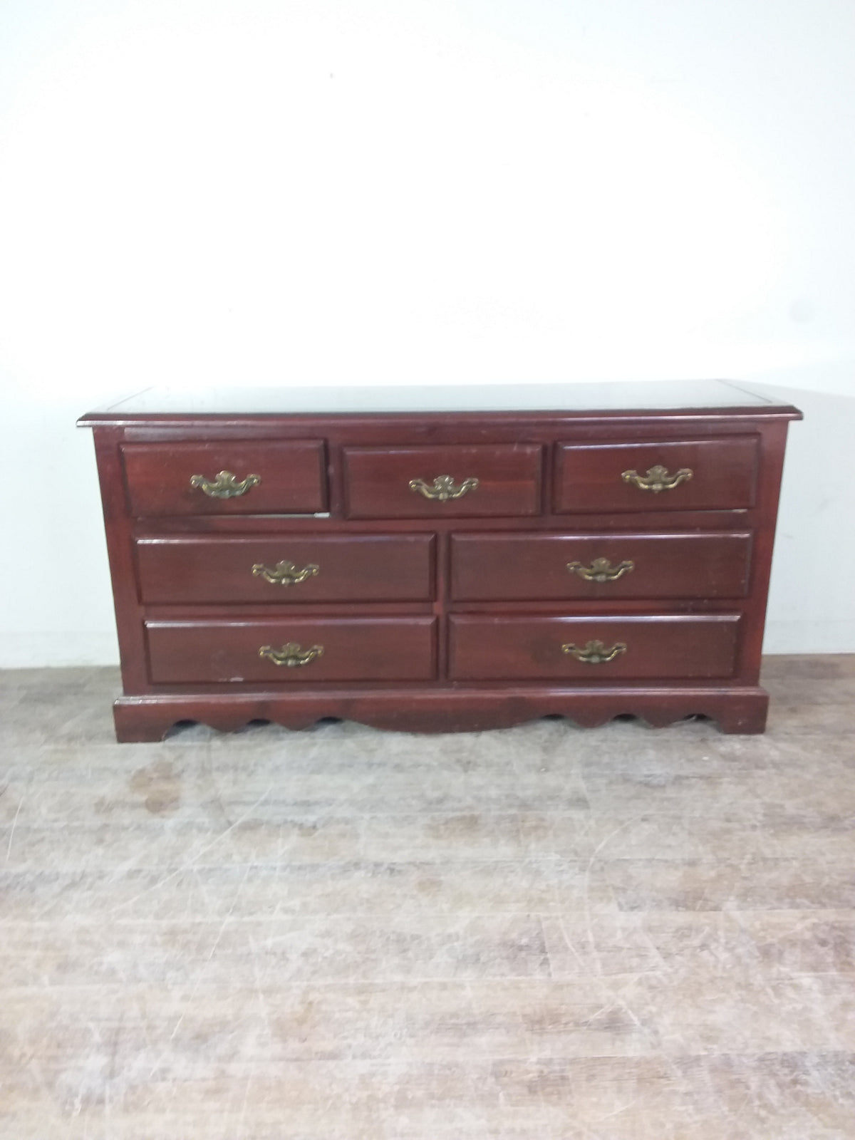 Wood 7 Drawer Dresser