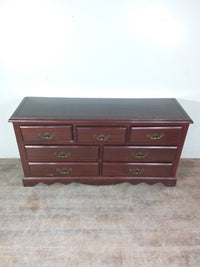 Wood 7 Drawer Dresser