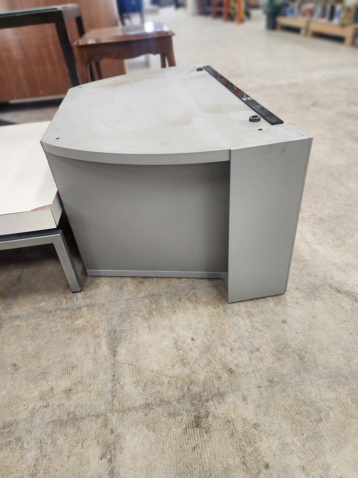 Grey 2 Door Tv Stand