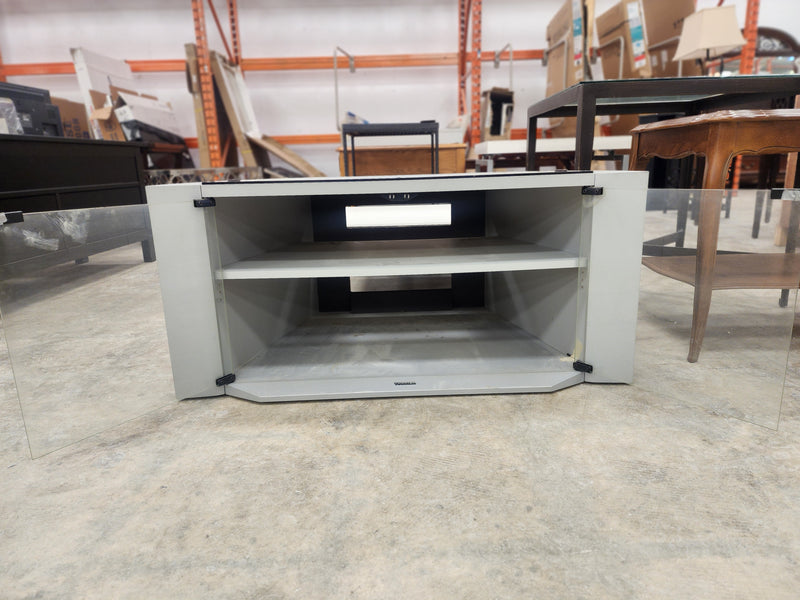 Grey 2 Door Tv Stand