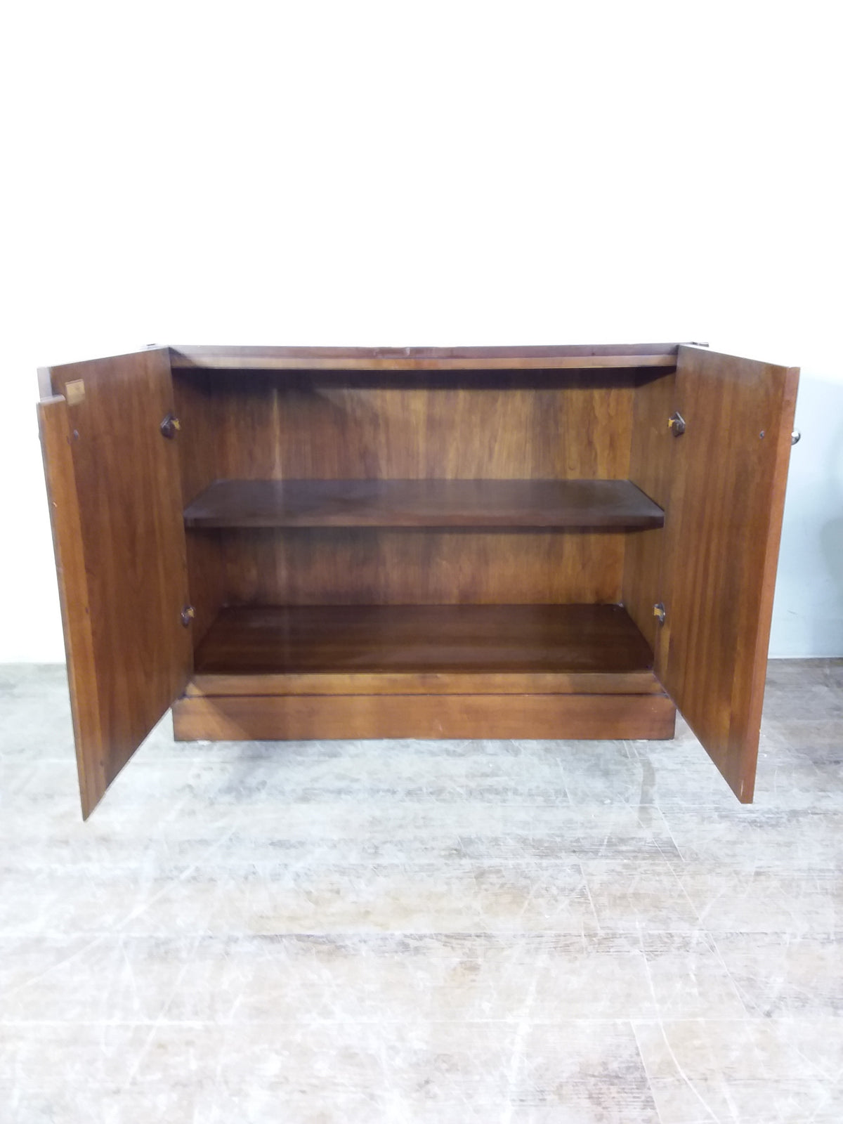 Wood Cabinet With Shelf