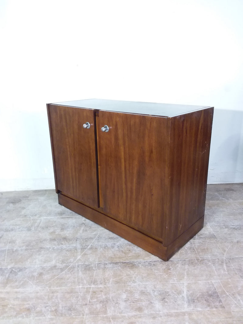 Wood Cabinet With Shelf