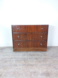 3 Drawer Dresser With Chrome Knobs