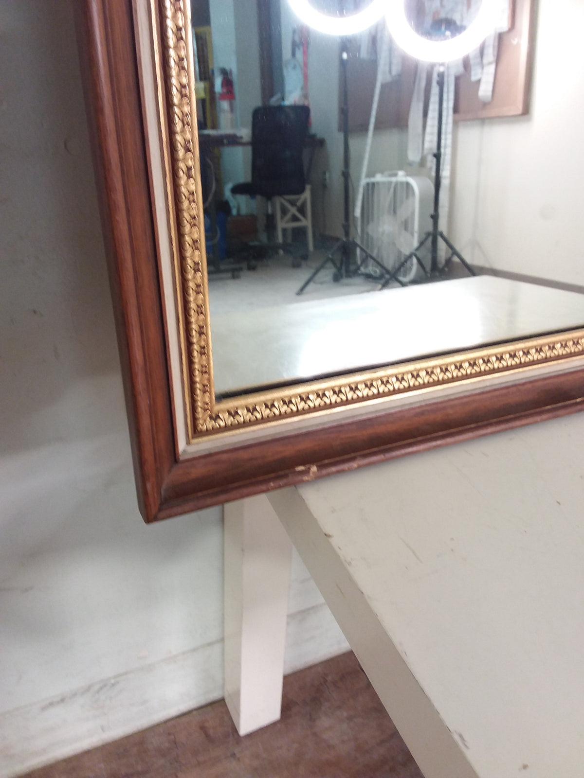 Wood Frame Mirror 29 7/8" x 45 7/8"