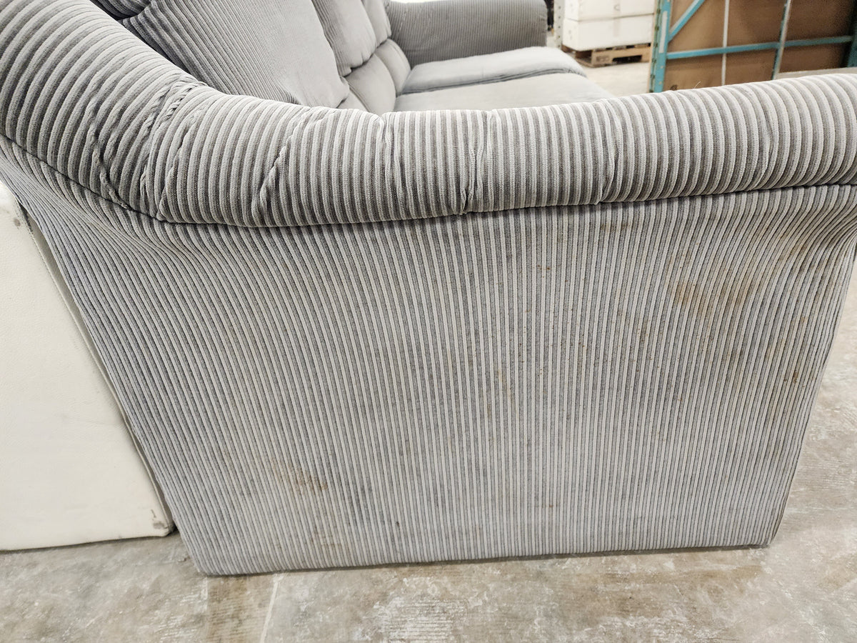 Grey Upholstered 3 Seater Sofa