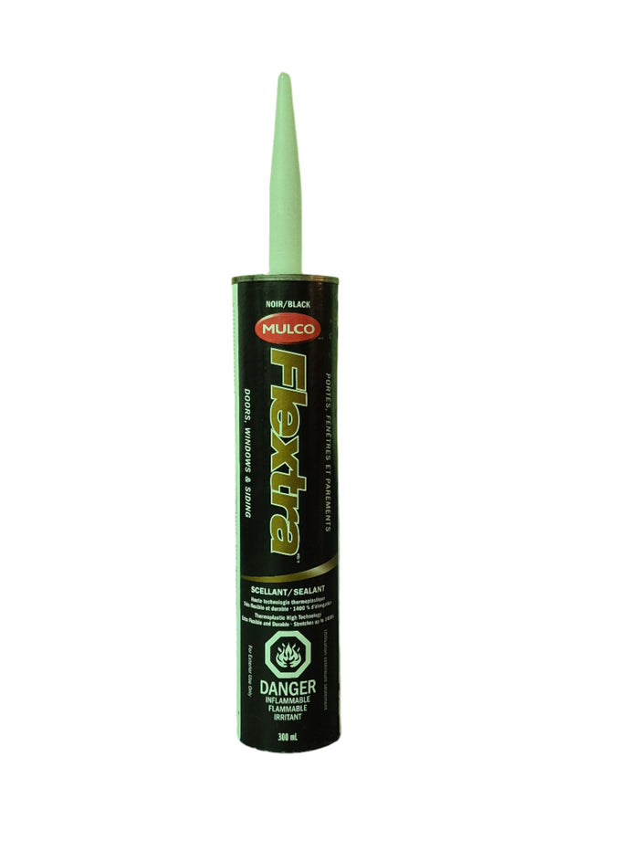 Mulco Flextra Thermoplastic Exterior Sealant - -  Black 300 mL