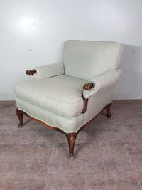 Light Green Patterned Armchair