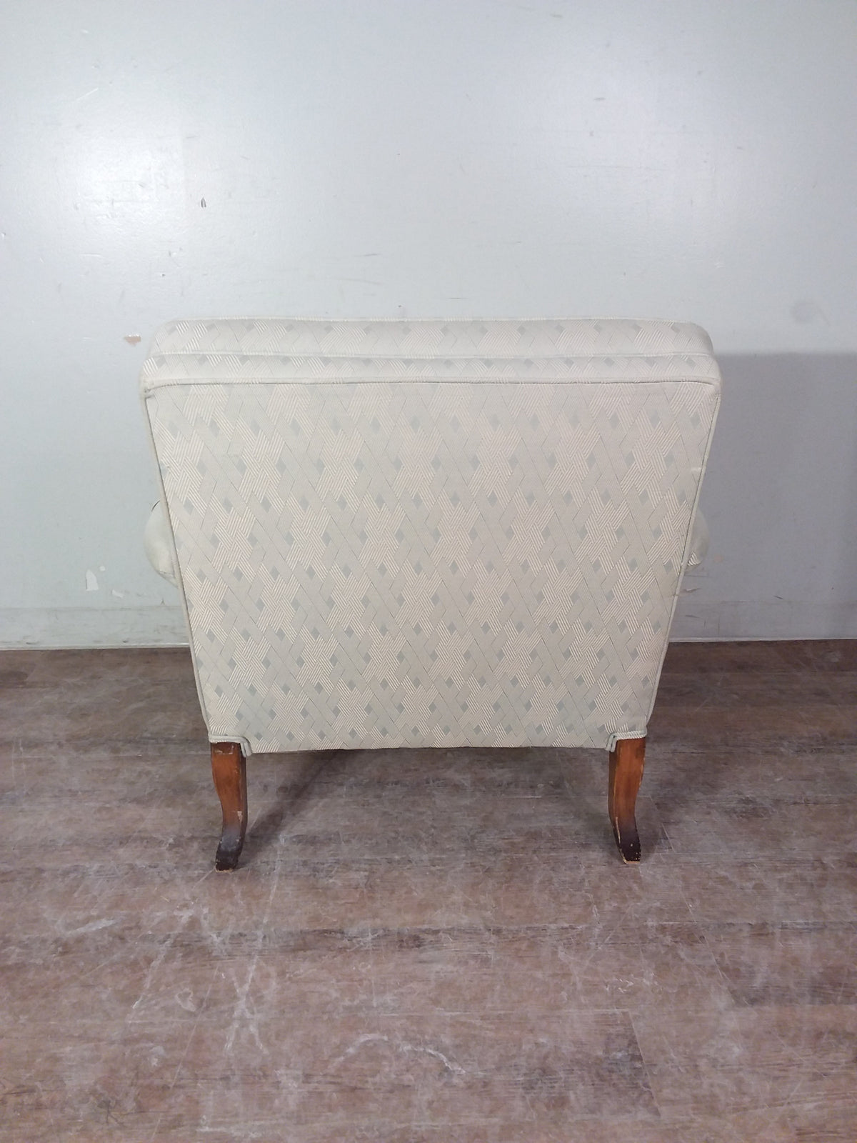 Light Green Patterned Armchair