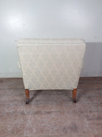 Light Green Patterned Armchair