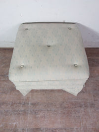 Light Green Patterned Ottoman