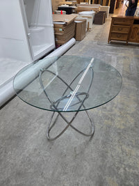 Glass Round Table
