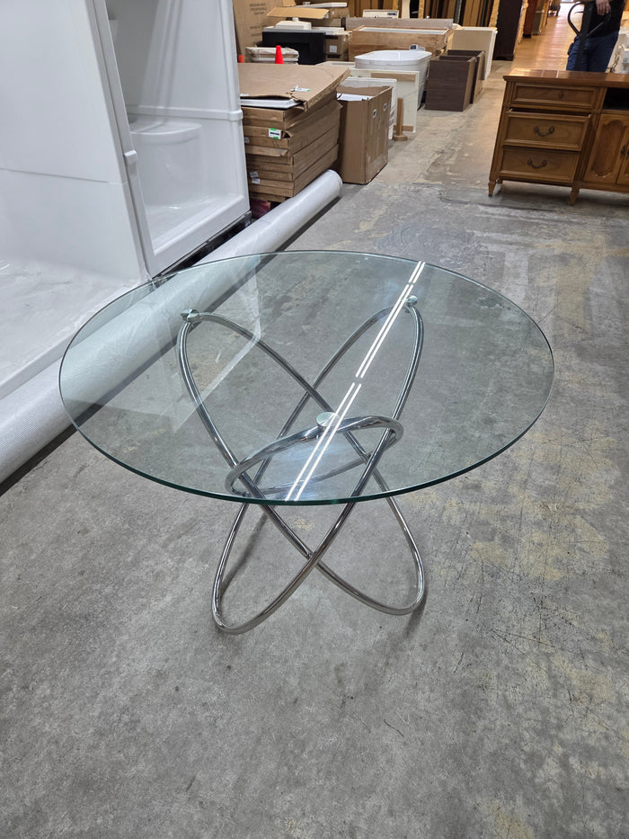 Glass Round Table
