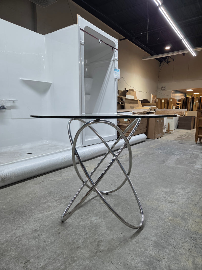 Glass Round Table