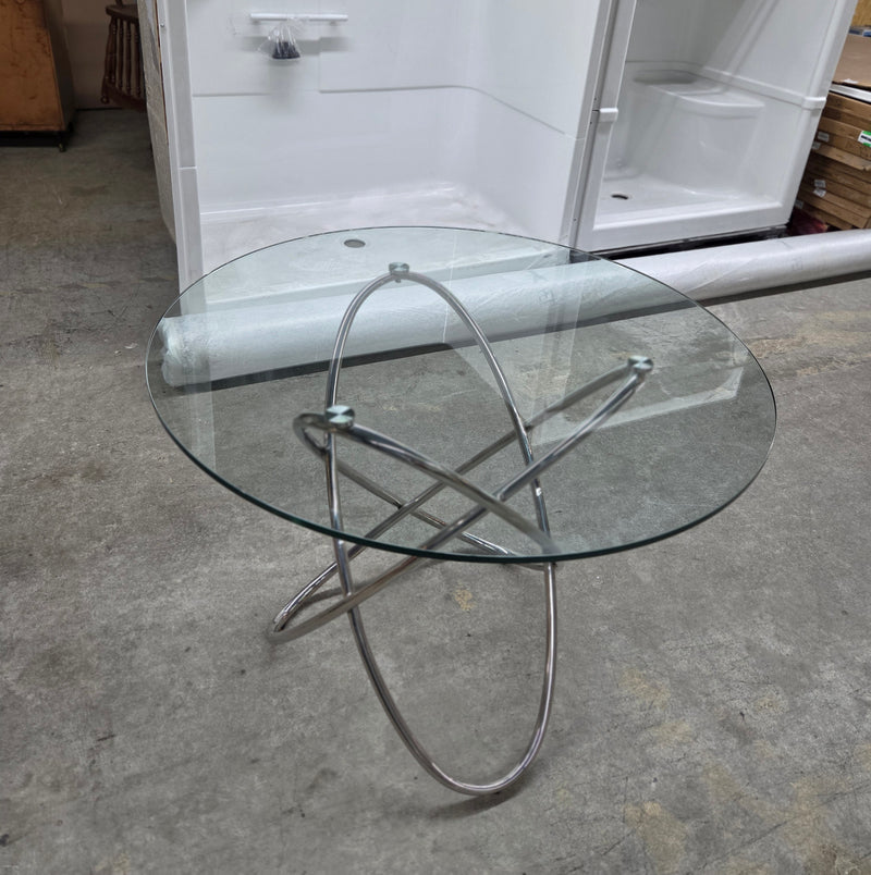 Glass Round Table