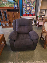 Electric Recliner Chair in Dark charcoal color