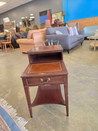 Wooden side table with one Drawer