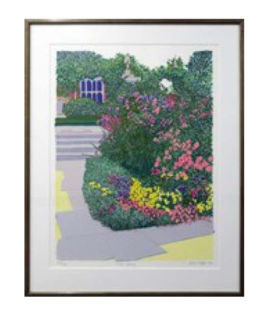 Late Spring 40-inch Serigraph on Paper Painting by Karen Kulyk