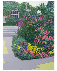 Late Spring 40-inch Serigraph on Paper Painting by Karen Kulyk