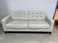 Faux Leather Sofa