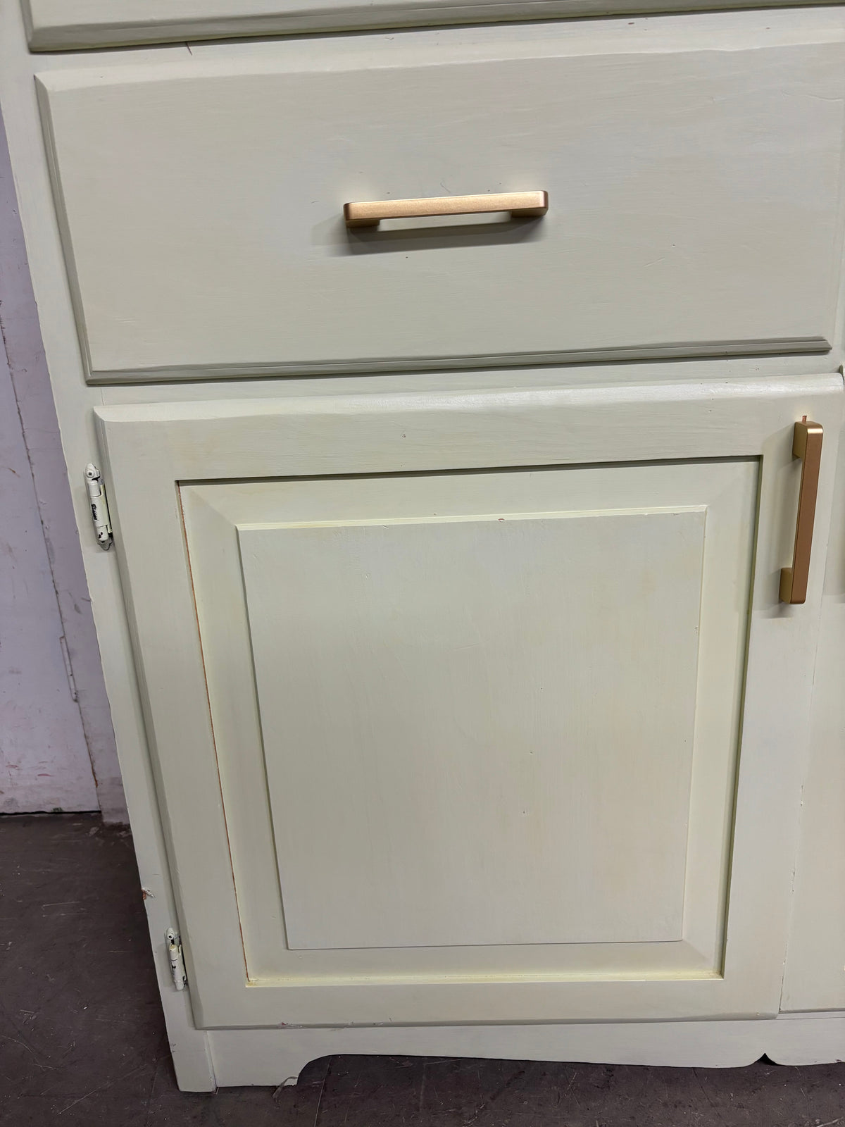 48”W Cream Lime Dresser/Cabinet