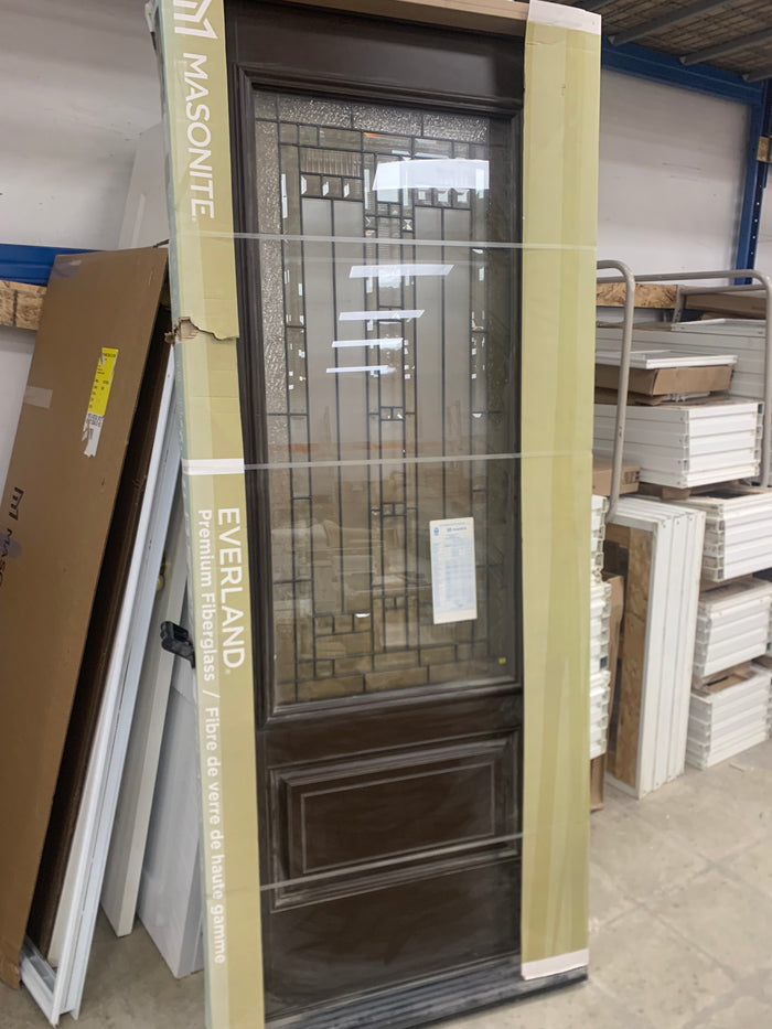 32x80 Elmhurst Everland LH Exterior Door - Chestnut