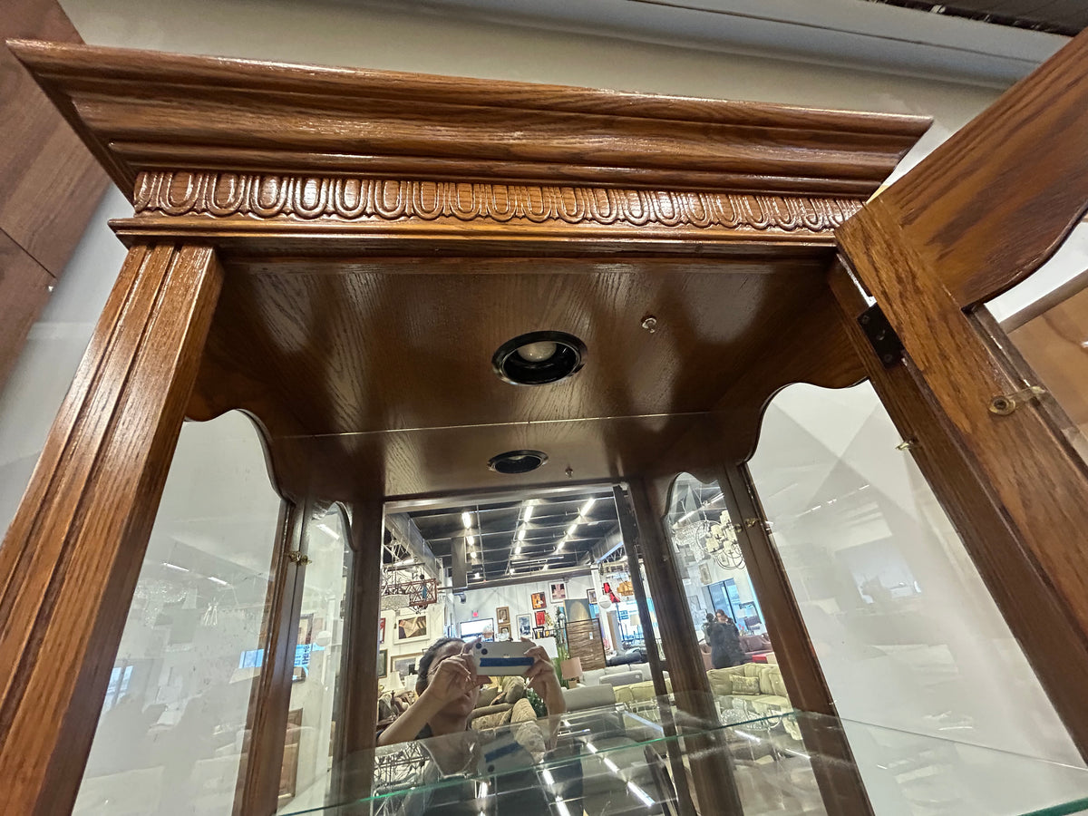 Napoli Traditional Curio Cabinet (Key included)