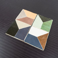 5" x 5" Multi-Colored Ceramic Wall Tile - Fes Decoro Glossy 30 pcs (5.4 sq ft/box)