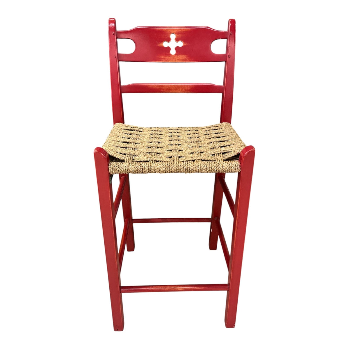 Wolf Red Counter Stool