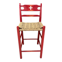Wolf Red Counter Stool