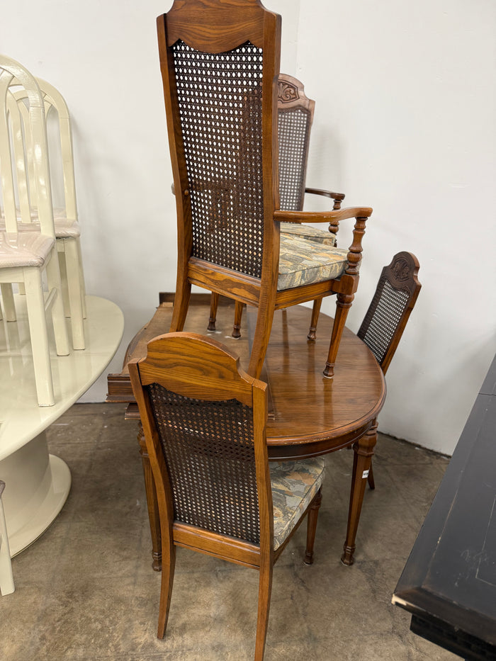Light Coffee Brown Dining Set