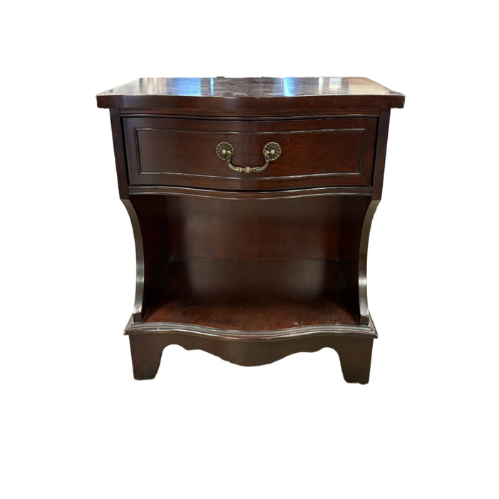 22-Inch Georgian Banded Mahogany Night Table