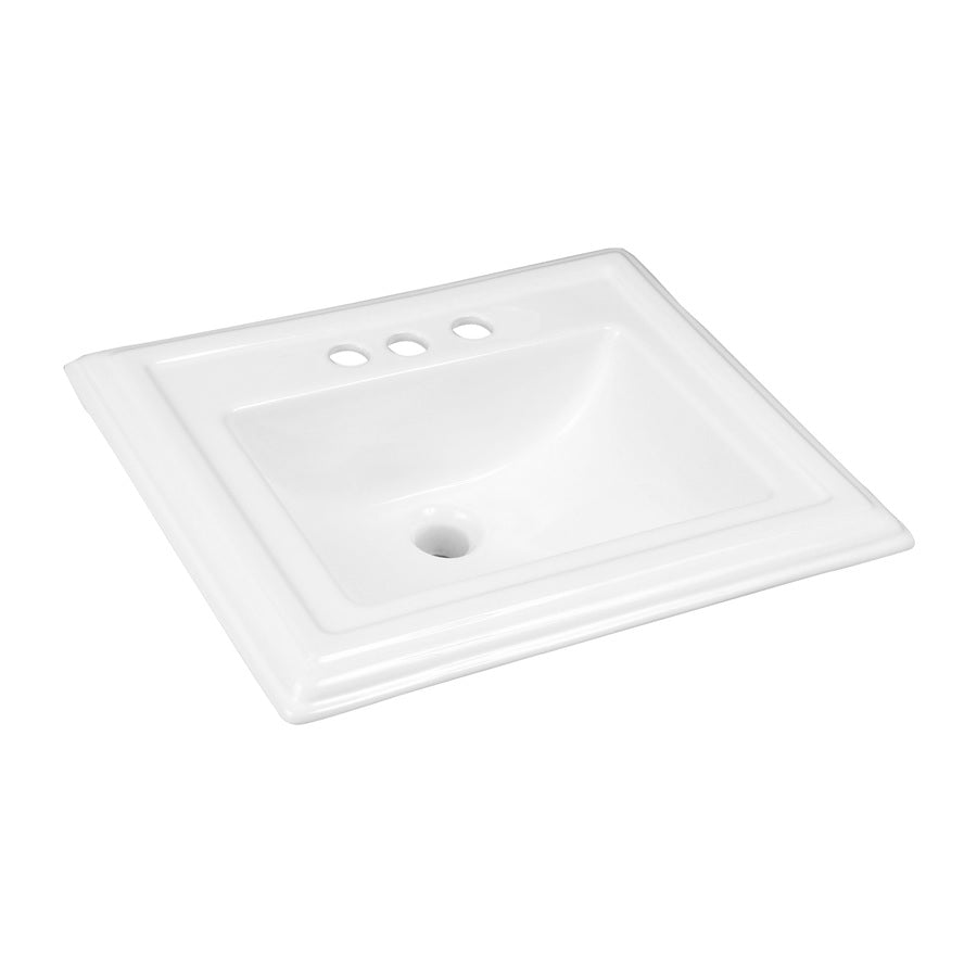 22-inch Square Basin Bathroom Sink 17-0037-4W