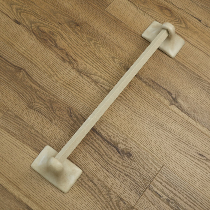 22-inch W Porcelain Wall-Mount Towel Bar in Chiaro Beige