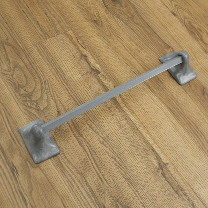 22-inch W Porcelain Wall-Mount Towel Bar in Grigio Grey