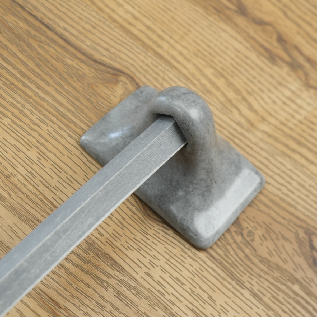 22-inch W Porcelain Wall-Mount Towel Bar in Grigio Grey