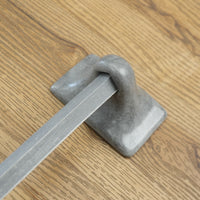 22-inch W Porcelain Wall-Mount Towel Bar in Grigio Grey
