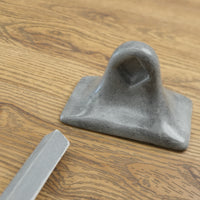 22-inch W Porcelain Wall-Mount Towel Bar in Grigio Grey