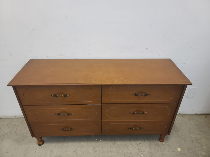 Brown 6-Drawer Dresser