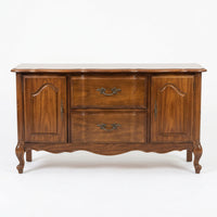 Vintage French Provincial Buffet with 2 Drawers