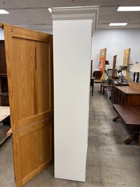 Large White Wooden Bookshelf