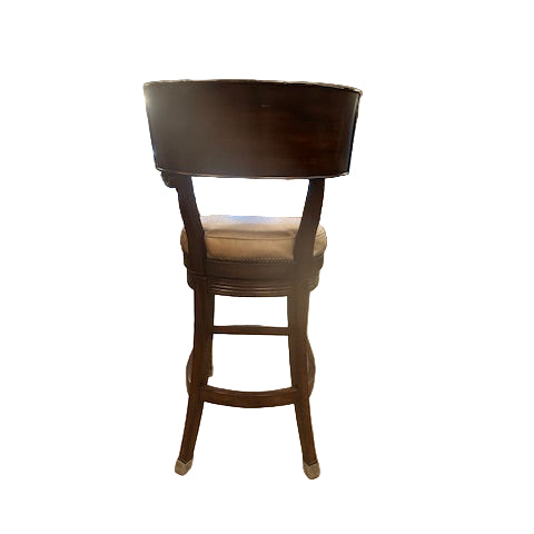 22 Inch Antique High Back Swivel Chair