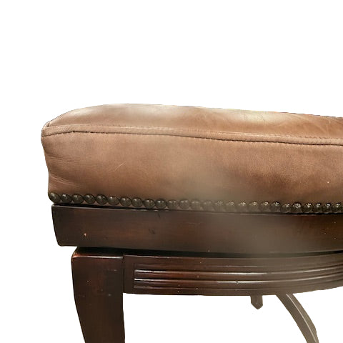 22 Inch Antique High Back Swivel Chair